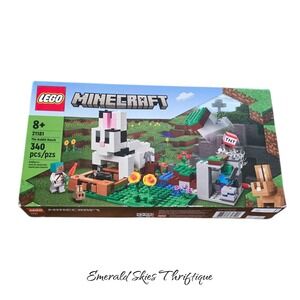 Lego Minecraft 21181: The Rabbit Ranch 340 Pcs - New Sealed